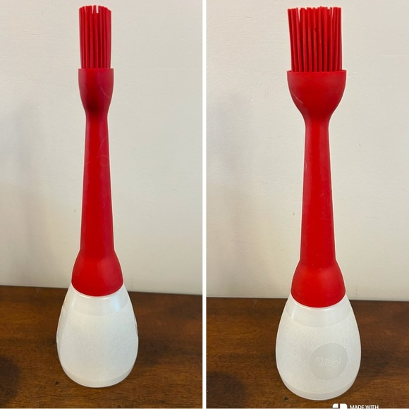 Lot of 4 Pampered Chef Utensils-Spatula, BBQ Baster Bottle, Baster Brush & Whisk - Picture 3 of 12